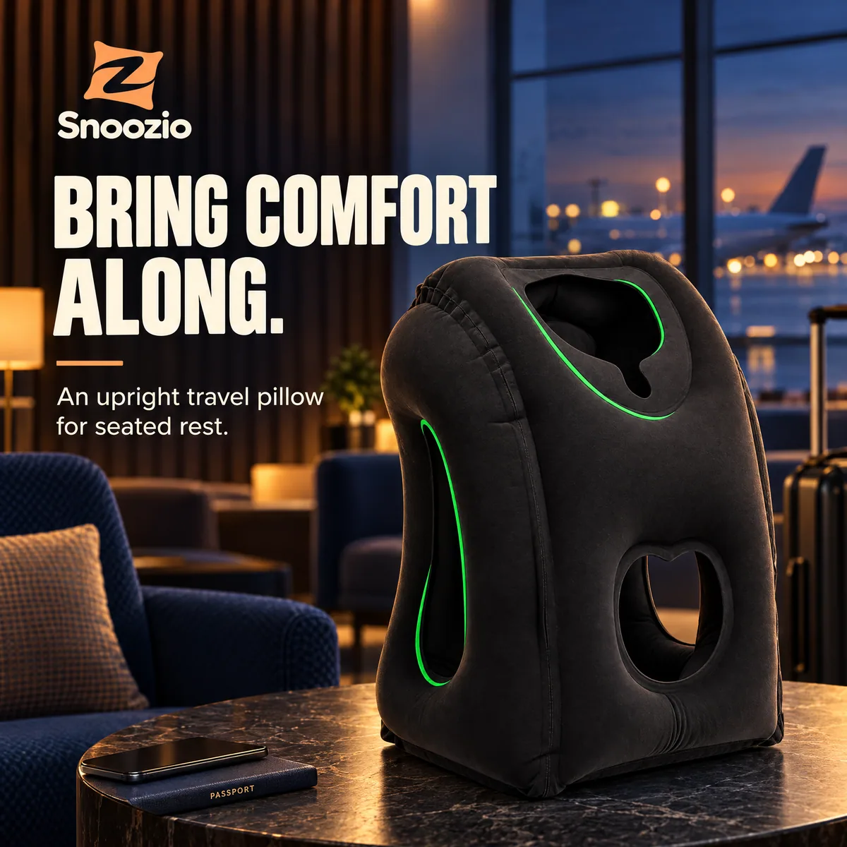 Snoozio Inflatable Travel Pillow — principal